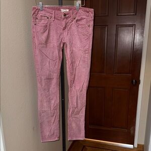 Free People Dusty Rose Corduroy Pants Women’s Size 29